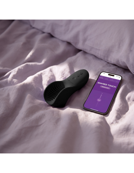WE VIBE SHARED TOUCH DOUBLE SIDED COUPLES VIBRATOR BLACK