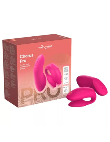 WE VIBE CHORUS PRO PREMIUM COUPLES VIBRATOR ELECTRIC PINK