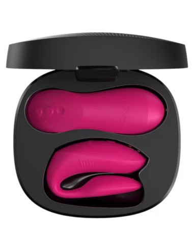 WE VIBE CHORUS PRO PREMIUM COUPLES VIBRATOR ELECTRIC PINK