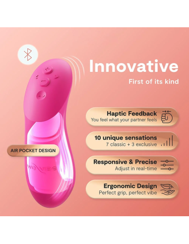 WE VIBE CHORUS PRO PREMIUM COUPLES VIBRATOR ELECTRIC PINK