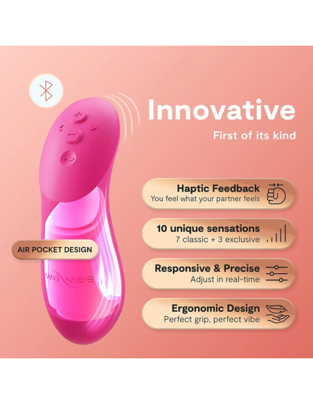 WE VIBE CHORUS PRO PREMIUM COUPLES VIBRATOR ELECTRIC PINK