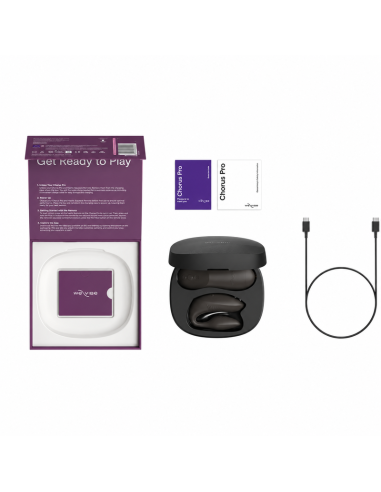 WE VIBE CHORUS PRO PREMIUM COUPLES VIBRATOR SATIN BLACK