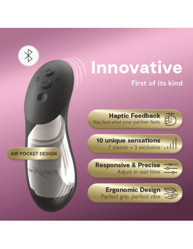 WE VIBE CHORUS PRO PREMIUM COUPLES VIBRATOR SATIN BLACK
