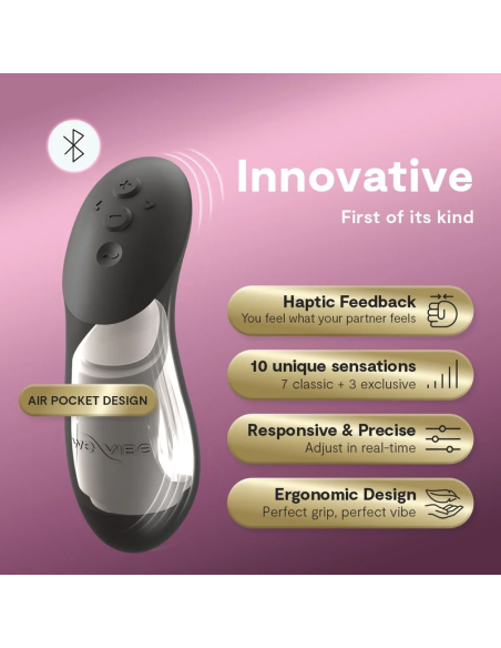 WE VIBE CHORUS PRO PREMIUM COUPLES VIBRATOR SATIN BLACK