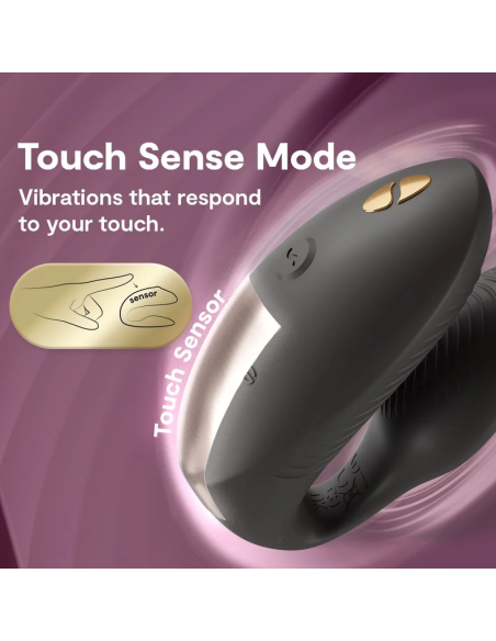 WE VIBE CHORUS PRO PREMIUM COUPLES VIBRATOR SATIN BLACK