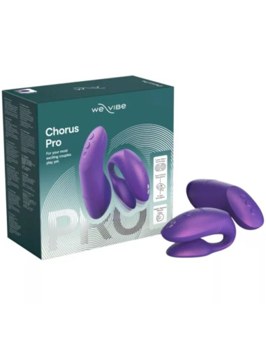 WE VIBE CHORUS PRO PREMIUM COUPLES VIBRATOR COSMIC PURPLE