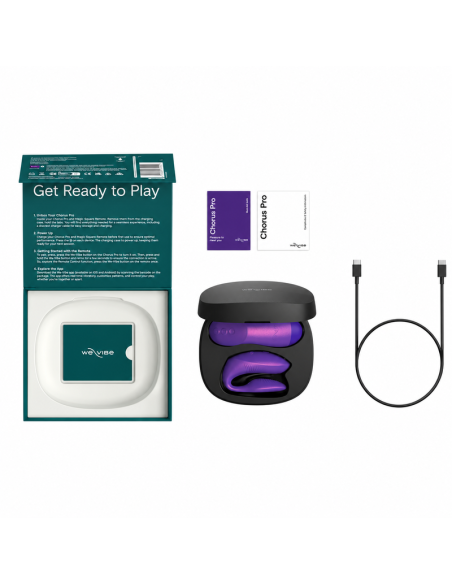 WE VIBE CHORUS PRO PREMIUM COUPLES VIBRATOR COSMIC PURPLE