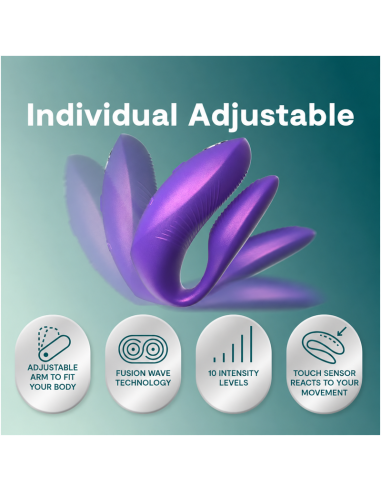 WE VIBE CHORUS PRO PREMIUM COUPLES VIBRATOR COSMIC PURPLE