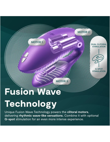 WE VIBE CHORUS PRO PREMIUM COUPLES VIBRATOR COSMIC PURPLE