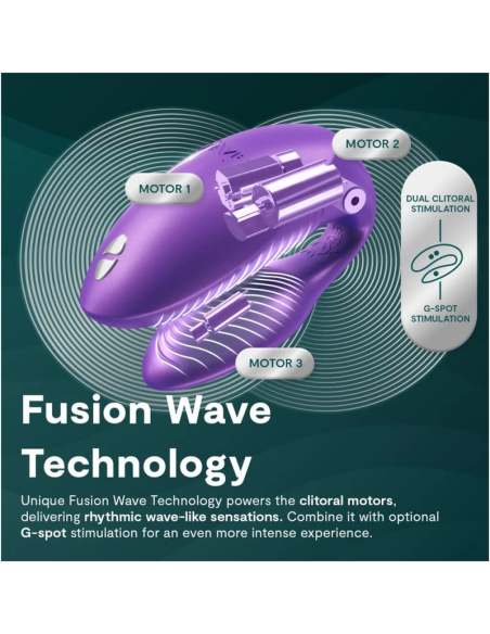 WE VIBE CHORUS PRO PREMIUM COUPLES VIBRATOR COSMIC PURPLE