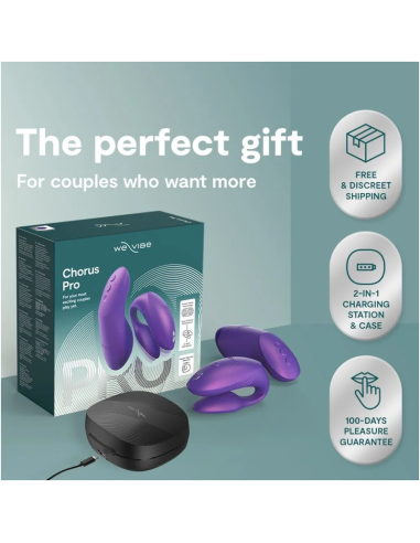 WE VIBE CHORUS PRO PREMIUM COUPLES VIBRATOR COSMIC PURPLE