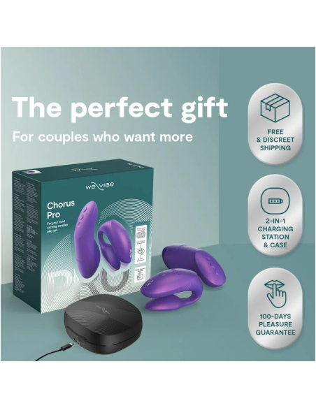 WE VIBE CHORUS PRO PREMIUM COUPLES VIBRATOR COSMIC PURPLE