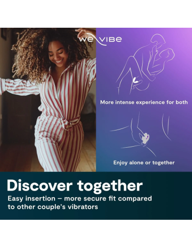 WE VIBE SYNC O WRAPPING STIMULATION COUPLES VIBRATOR LIGHT PURPLE
