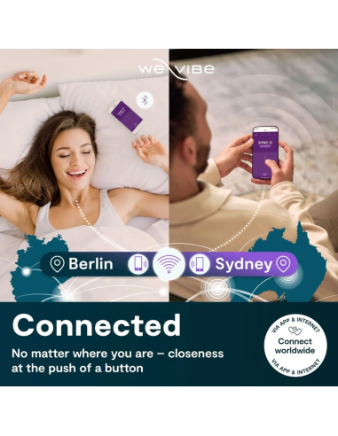 WE VIBE SYNC O WRAPPING STIMULATION COUPLES VIBRATOR LIGHT PURPLE