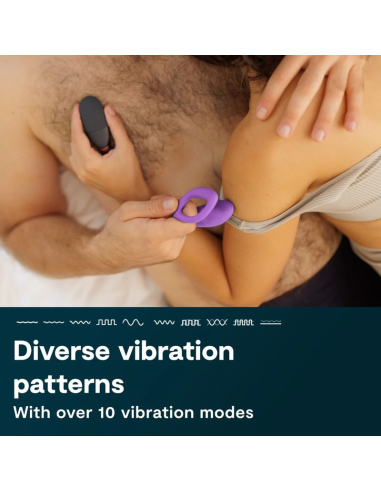 WE VIBE SYNC O WRAPPING STIMULATION COUPLES VIBRATOR LIGHT PURPLE