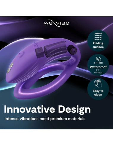 WE VIBE SYNC O WRAPPING STIMULATION COUPLES VIBRATOR LIGHT PURPLE