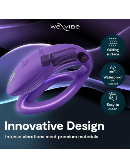 WE VIBE SYNC O WRAPPING STIMULATION COUPLES VIBRATOR LIGHT PURPLE