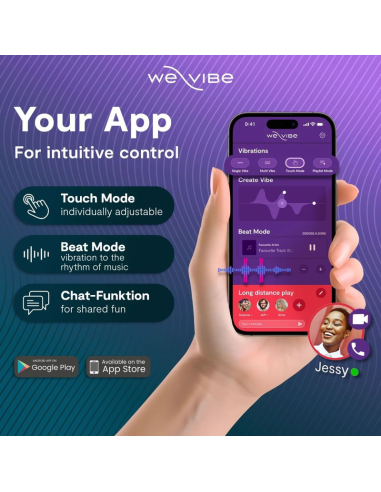 WE VIBE SYNC O WRAPPING STIMULATION COUPLES VIBRATOR LIGHT PURPLE