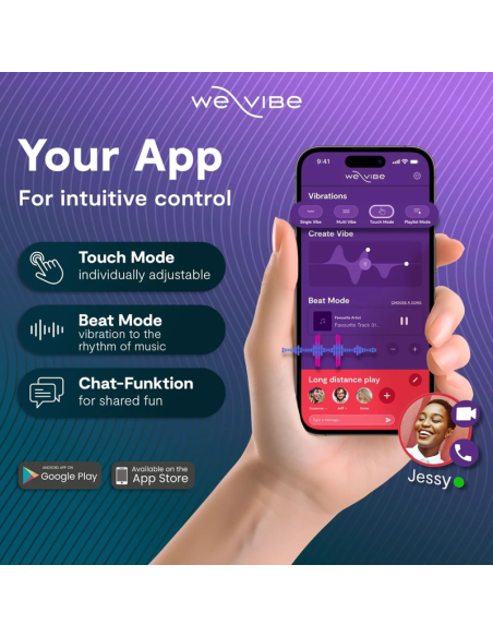 WE VIBE SYNC O WRAPPING STIMULATION COUPLES VIBRATOR LIGHT PURPLE
