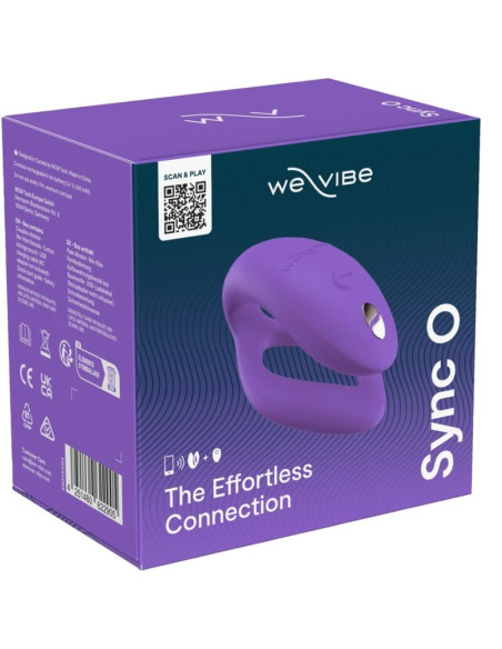 WE VIBE SYNC O WRAPPING STIMULATION COUPLES VIBRATOR LIGHT PURPLE
