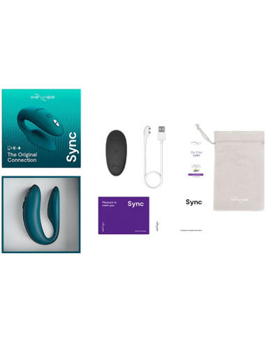 WE VIBE SYNC 2 ADJUSTABLE COUPLES VIBRATOR VELVET GREEN