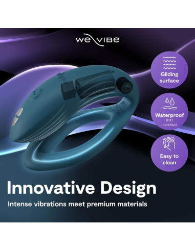 WE VIBE SYNC 2 ADJUSTABLE COUPLES VIBRATOR VELVET GREEN
