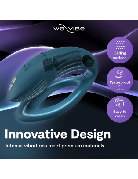 WE VIBE SYNC 2 ADJUSTABLE COUPLES VIBRATOR VELVET GREEN