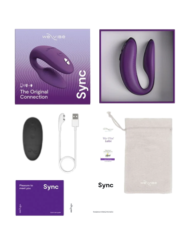 WE VIBE SYNC 2 ADJUSTABLE COUPLES VIBRATOR PURPLE