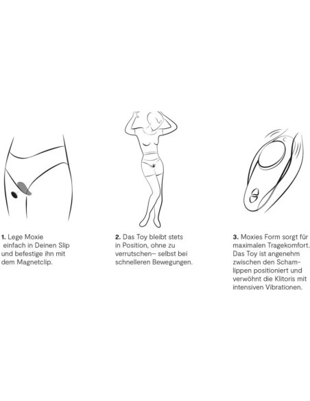 WE VIBE MOXIE MAGNETIC CLIP PANTY VIBRATOR AQUA