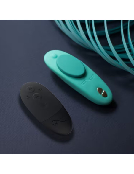 WE VIBE MOXIE MAGNETIC CLIP PANTY VIBRATOR AQUA
