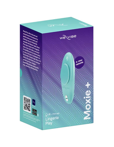 WE VIBE MOXIE MAGNETIC CLIP PANTY VIBRATOR AQUA