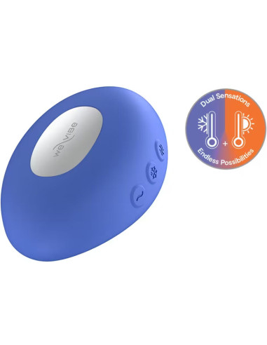 WE VIBE TEMP HEATING AND COOLING VIBRATOR LAVENDER BLUE