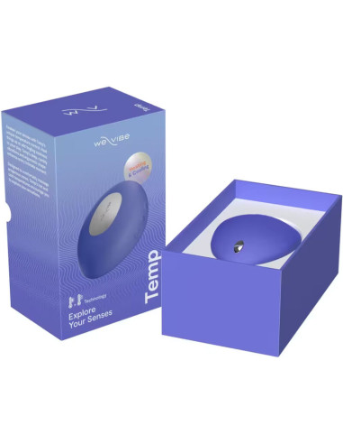 WE VIBE TEMP HEATING AND COOLING VIBRATOR LAVENDER BLUE