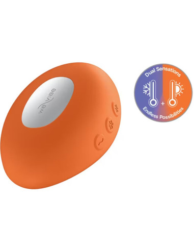WE VIBE TEMP HEATING AND COOLING VIBRATOR TANGERINE