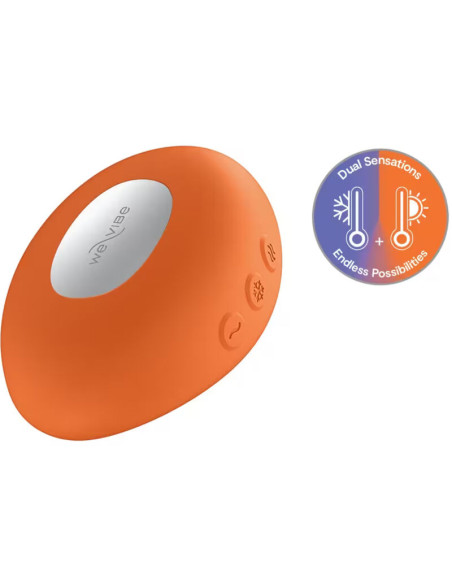 WE VIBE TEMP HEATING AND COOLING VIBRATOR TANGERINE