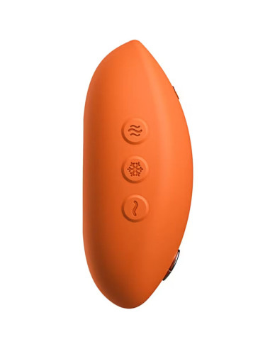 WE VIBE TEMP HEATING AND COOLING VIBRATOR TANGERINE