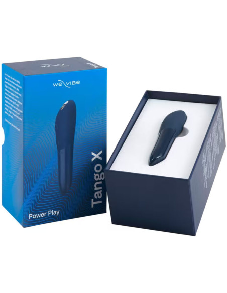 WE VIBE TANGO X RECHARGEABLE BULLET VIBRATOR MIDNIGHT BLUE