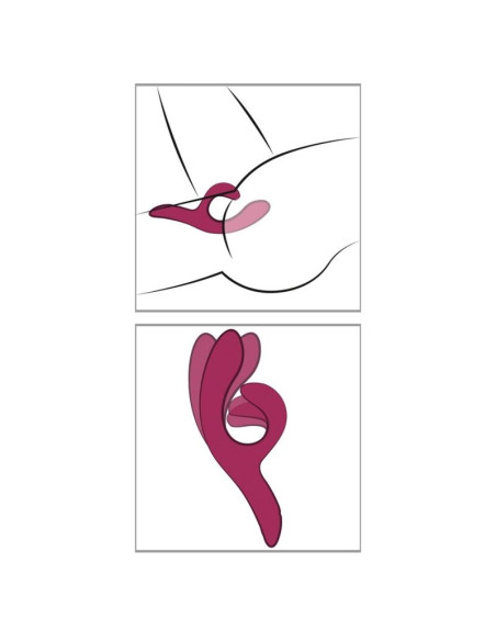 WE VIBE NOVA 2 FLEXIBLE RABBIT VIBRATOR WITH 10 VIBRATION MODES AND APP CONTROL PURPLE