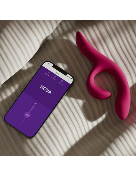 WE VIBE NOVA 2 FLEXIBLE RABBIT VIBRATOR WITH 10 VIBRATION MODES AND APP CONTROL PURPLE