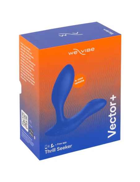 WE VIBE VECTOR DUAL STIMULATION PROSTATE MASSAGER ROYAL BLUE