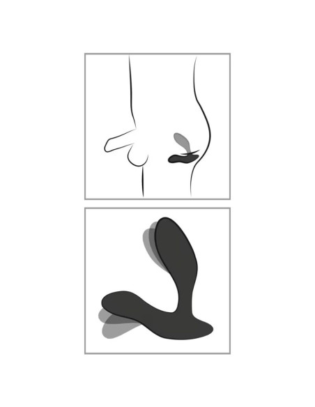 WE VIBE VECTOR BLACK PROSTATE MASSAGER REMOTE CONTROL