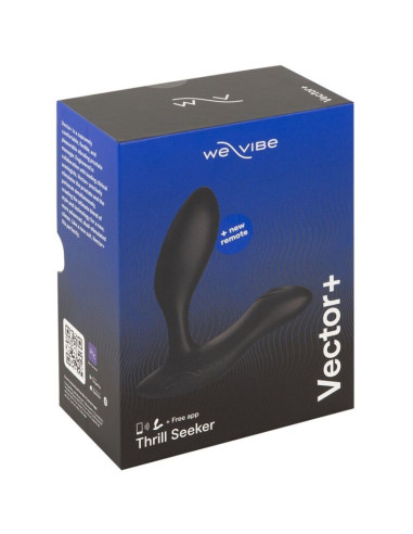 WE VIBE VECTOR BLACK PROSTATE MASSAGER REMOTE CONTROL