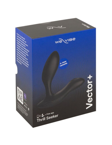 WE VIBE VECTOR BLACK PROSTATE MASSAGER REMOTE CONTROL