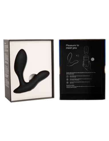 WE VIBE VECTOR BLACK PROSTATE MASSAGER REMOTE CONTROL