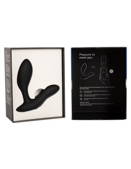 WE VIBE VECTOR BLACK PROSTATE MASSAGER REMOTE CONTROL
