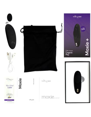 WE VIBE MOXIE BLACK CLITORAL VIBRATOR