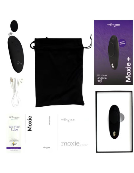 WE VIBE MOXIE BLACK CLITORAL VIBRATOR