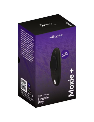 WE VIBE MOXIE BLACK CLITORAL VIBRATOR