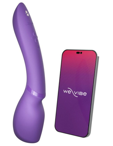WE VIBE WAND 2 RECHARGEABLE BODY WAND MASSAGER PURPLE