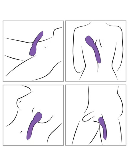 WE VIBE WAND 2 RECHARGEABLE BODY WAND MASSAGER PURPLE